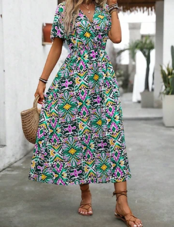 Rochie lunga SHEIN, mix culori