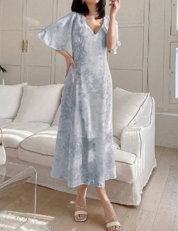 Rochie medie SHEIN, albastru