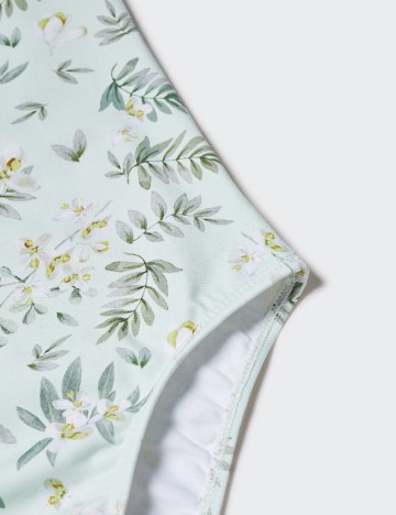 Costum de baie Mango Kids, verde