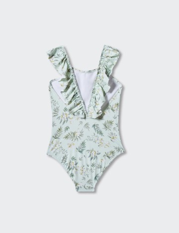 Costum de baie Mango Kids, verde