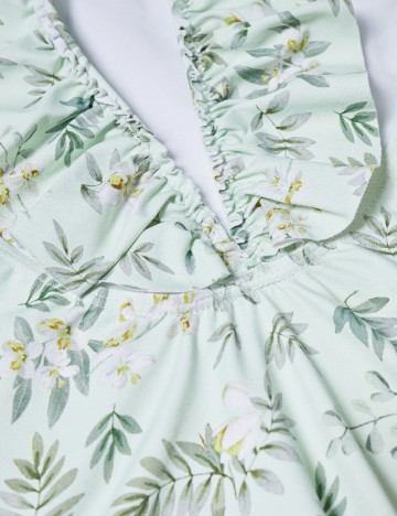 Costum de baie Mango Kids, verde