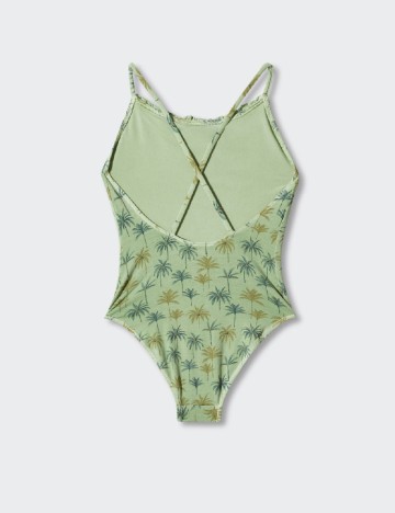 Costum de baie Mango Kids, verde