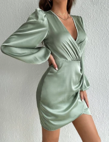 Rochie scurta SHEIN, verde