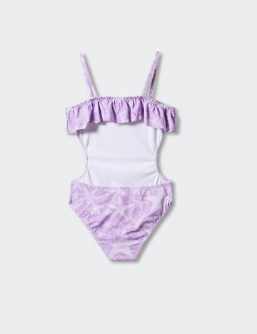 Costum de baie Mango Kids, mov Mov