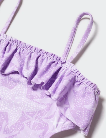 Costum de baie Mango Kids, mov Mov