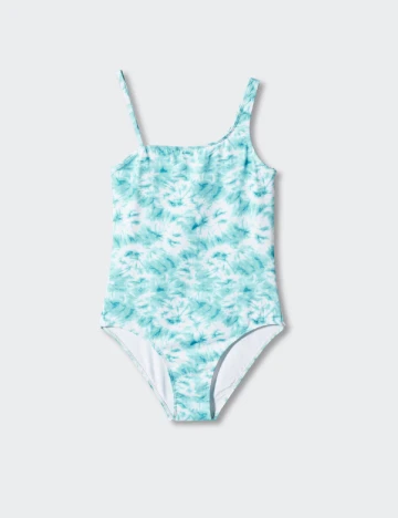 Costum de baie Mango Kids, turcoaz Albastru