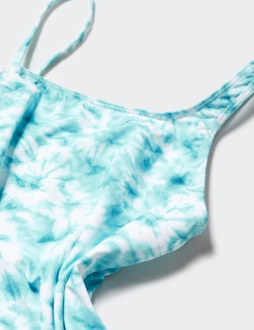 Costum de baie Mango Kids, turcoaz Albastru