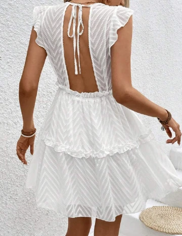 Rochie scurta SHEIN, alb