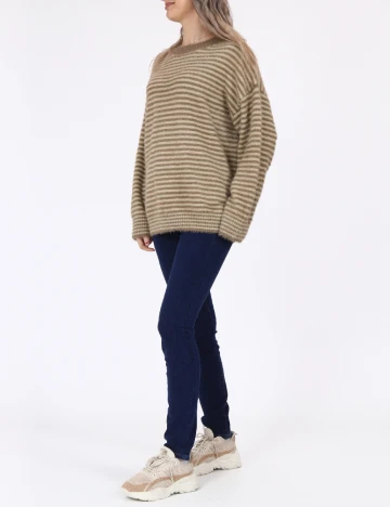Pulover Oversize COLLUSION, maro Maro