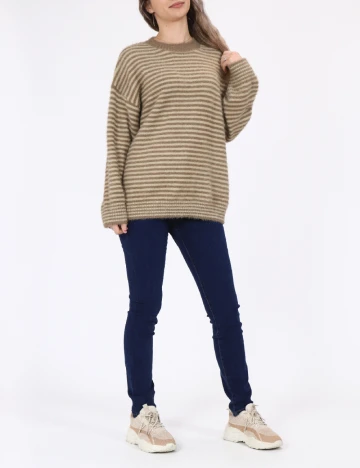 Pulover Oversize COLLUSION, maro Maro