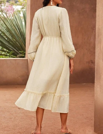 Rochie medie SHEIN, crem