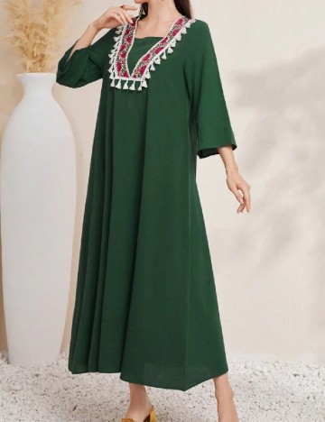 Rochie medie SHEIN, verde