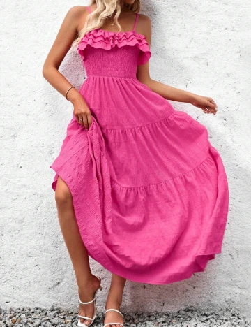 Rochie lunga SHEIN, roz