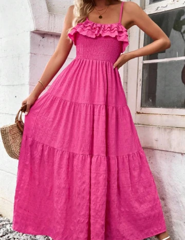 Rochie lunga SHEIN, roz