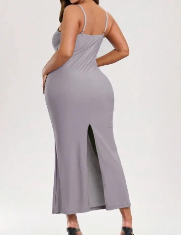 Rochie lunga SHEIN CURVE, mov Mov