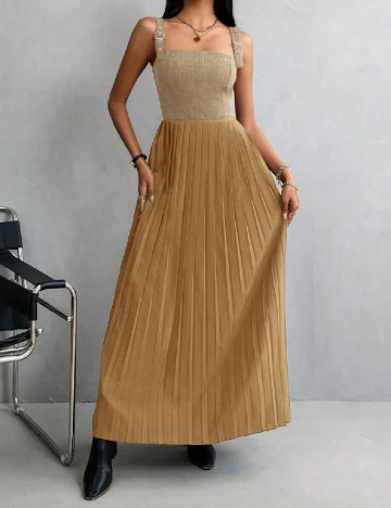 Rochie lunga SHEIN, maro