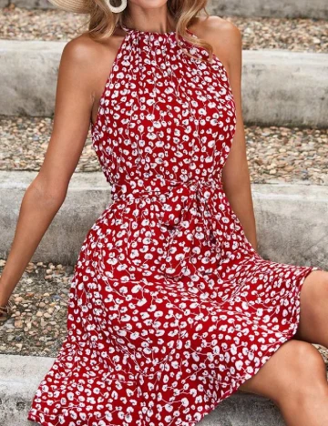 Rochie scurta SHEIN, rosu