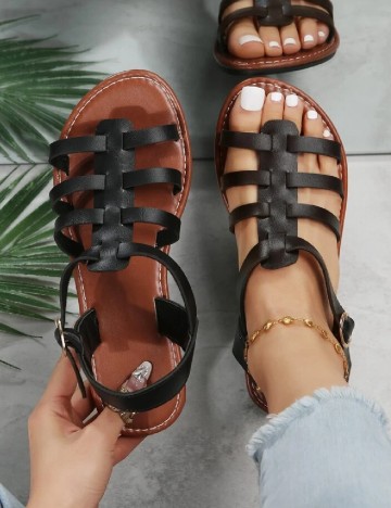 Sandale SHEIN, negru