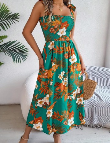 Rochie medie SHEIN, verde