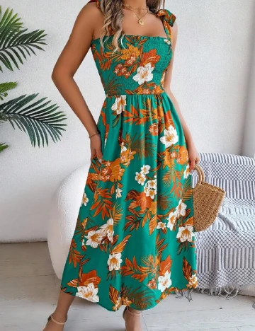 Rochie medie SHEIN, verde