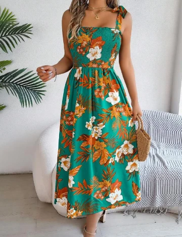 Rochie medie SHEIN, verde