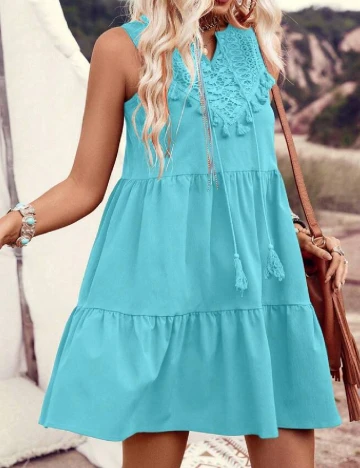 Rochie scurta SHEIN, albastru