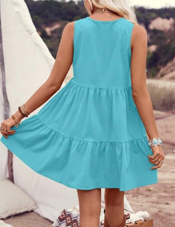 Rochie scurta SHEIN, albastru