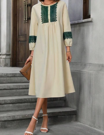 Rochie medie SHEIN, crem