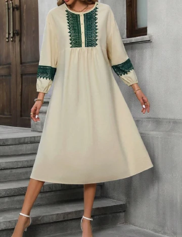 Rochie medie SHEIN, crem