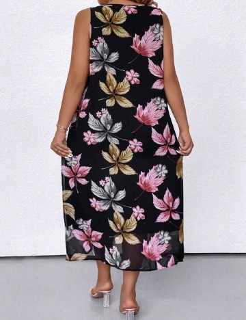 Rochie lunga SHEIN CURVE, mix culori
