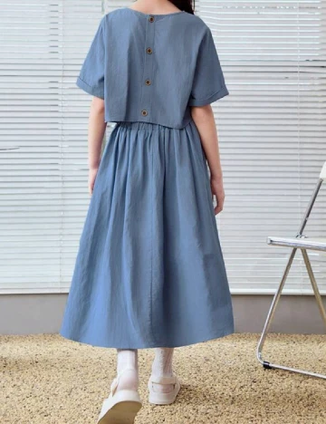 Rochie Shein Kids, albastru Albastru