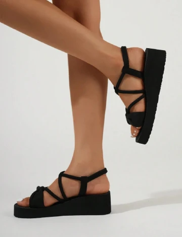 Sandale SHEIN, negru