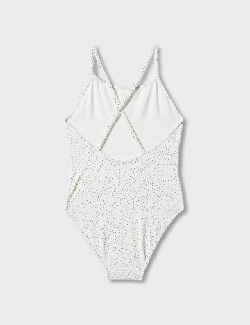 Costum de baie Mango Kids, alb