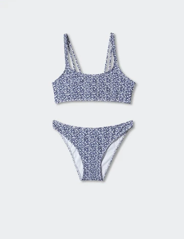 Costum de baie Mango Teen, bleumarin inchis Albastru