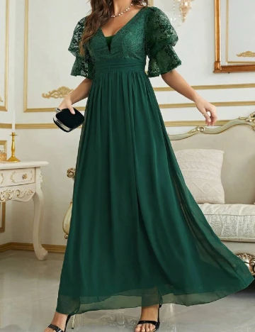 Rochie lunga UNITHORSE, verde Verde