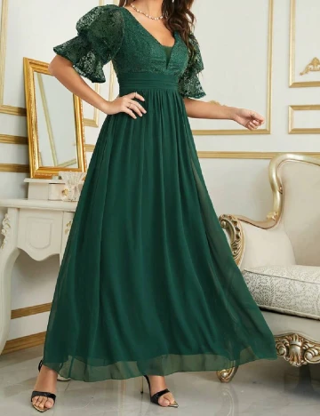 Rochie lunga UNITHORSE, verde Verde