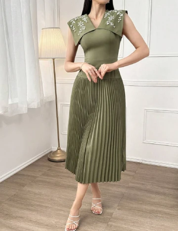 Rochie lunga SHEIN, verde