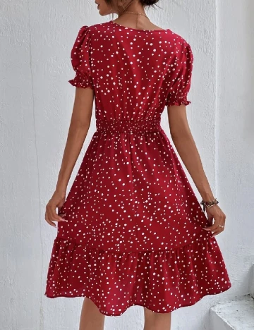 Rochie scurta SHEIN, rosu