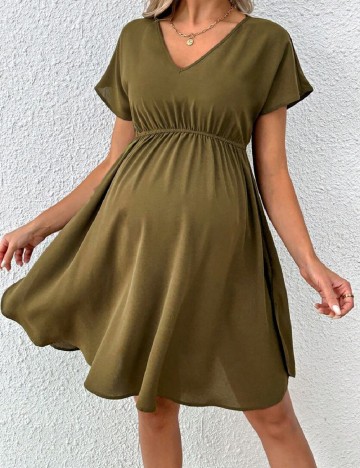 
						Rochie scurta SHEIN Maternity, kaki