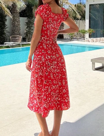 Rochie medie SHEIN, rosu