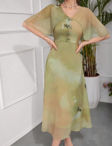 Rochie medie SHEIN, verde