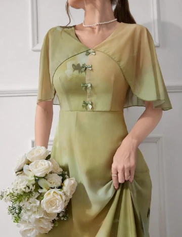 Rochie medie SHEIN, verde