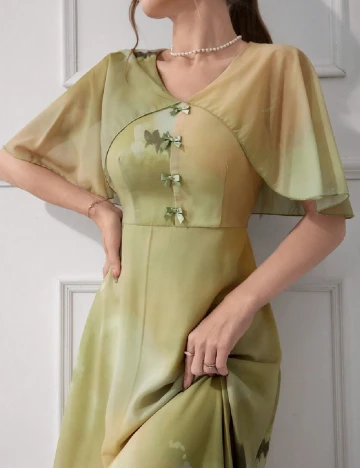 Rochie medie SHEIN, verde