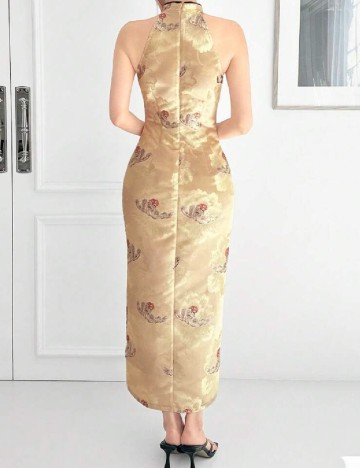 Rochie lunga SHEIN, crem