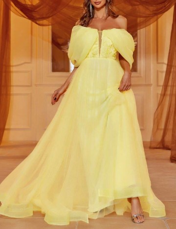 Rochie lunga SHEIN, galben