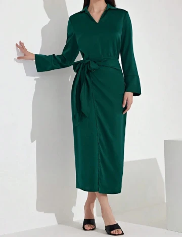Rochie medie SHEIN, verde