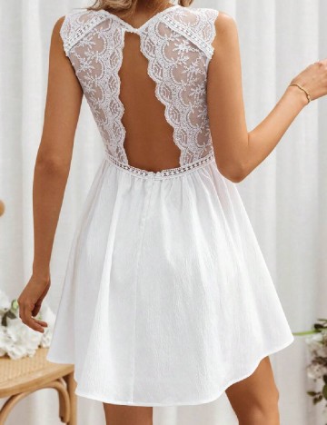 Rochie scurta SHEIN, alb