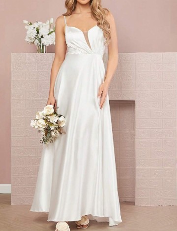 
						Rochie lunga SHEIN, alb