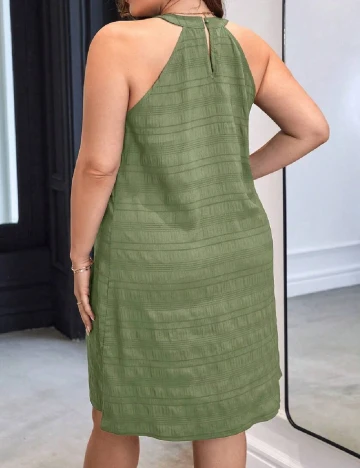Rochie scurta SHEIN CURVE, verde