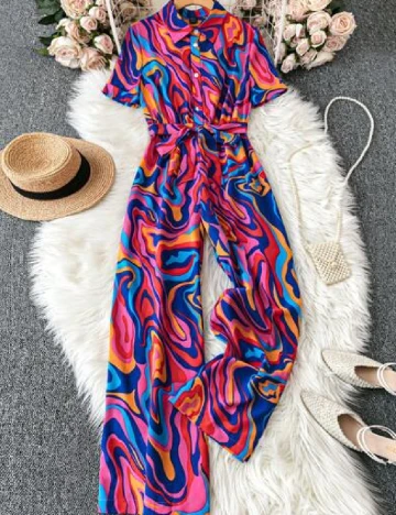 Salopeta SHEIN, mix culori